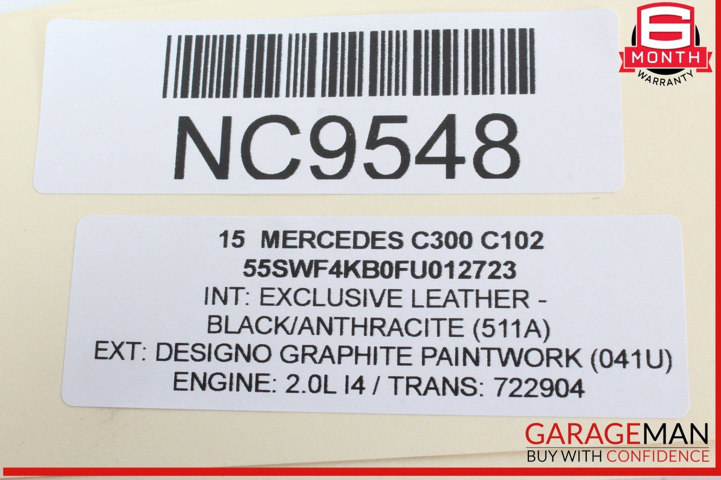 15-20 Mercedes W205 C300 GLC43 AMG Right Side Outer Dash Air A/C Vent Grille OEM