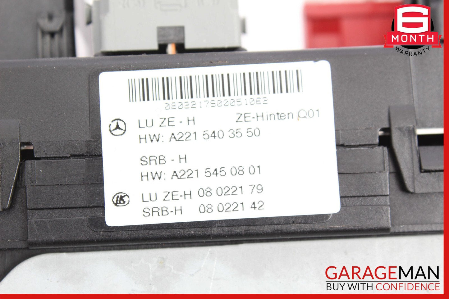 07-09 Mercedes W216 CL550 S600 S63 Rear Trunk Fuse Box Module 2215404762 OEM