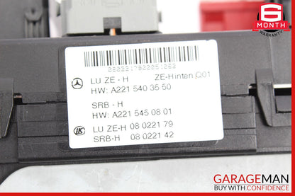 07-09 Mercedes W216 CL550 S600 S63 Rear Trunk Fuse Box Module 2215404762 OEM