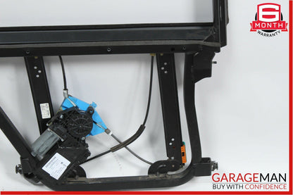 03-06 Porsche Cayenne 955 Rear Left Door Frame w/ Window Regulator OEM