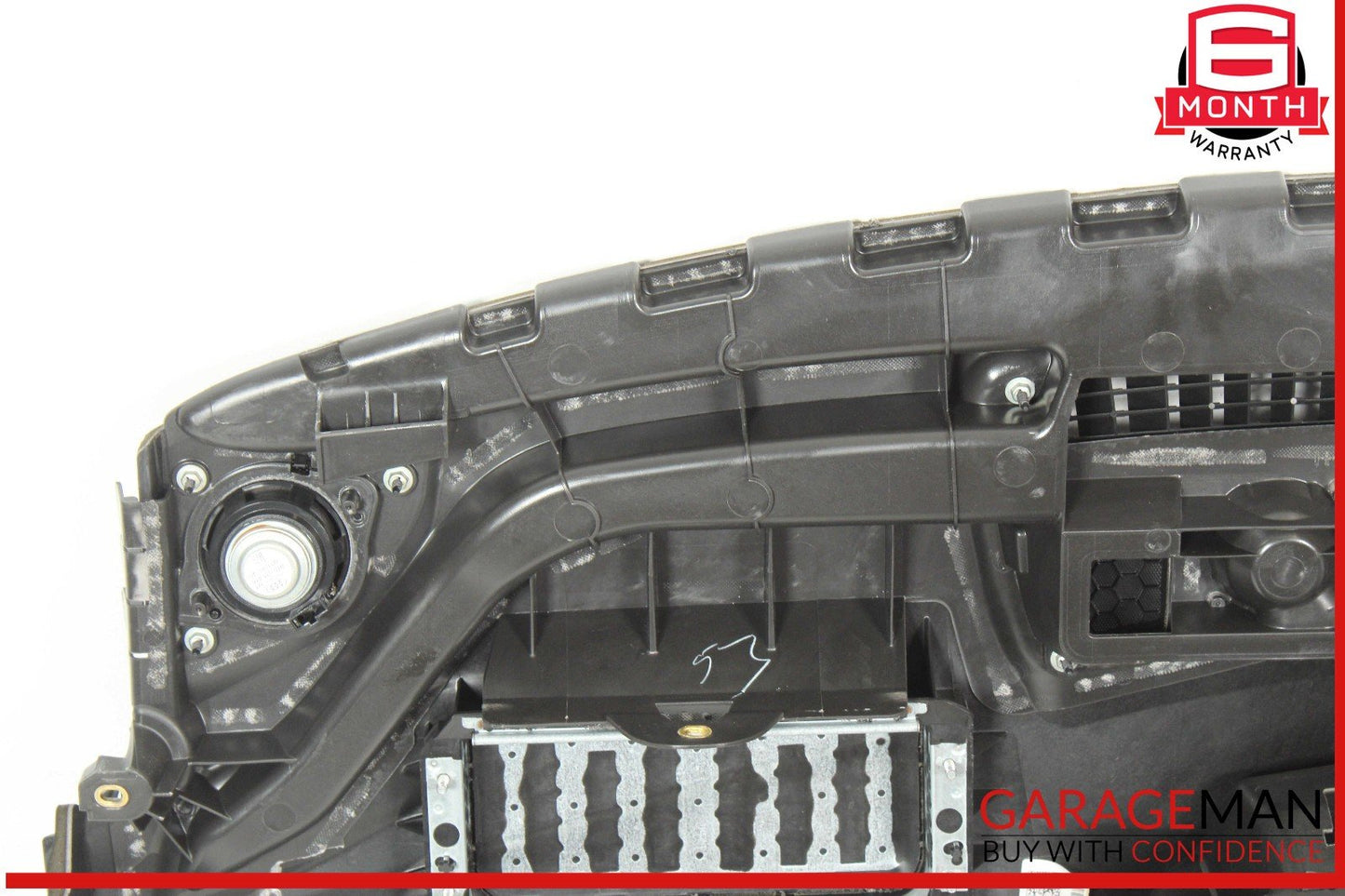 09-16 Audi S4 Front Dash Dashboard Panel Cover Trim Vent Assembly Black OEM