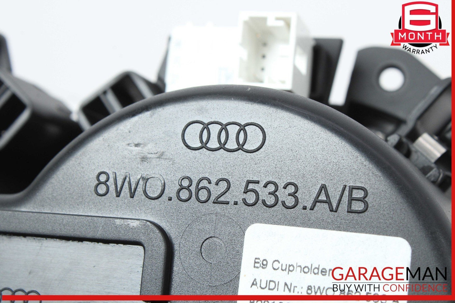 17-24 Audi A5 A4 Quattro Front Center Console Dual Drink Cup Holder OEM