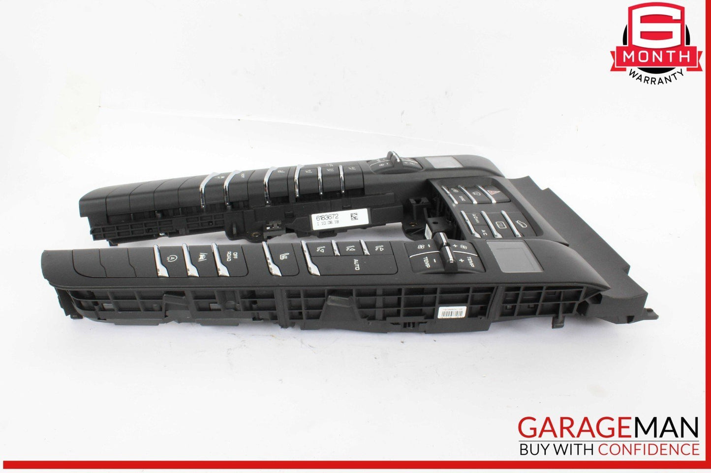 15-18 Porsche Macan 95B Front Center Console Dash Climate Control Panel OEM