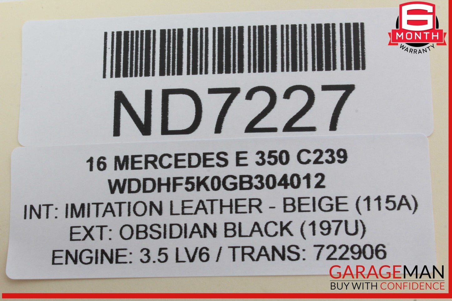 13-20 Mercedes W212 E350 SL550 ML400 Keyless Go Entry Control Module OEM