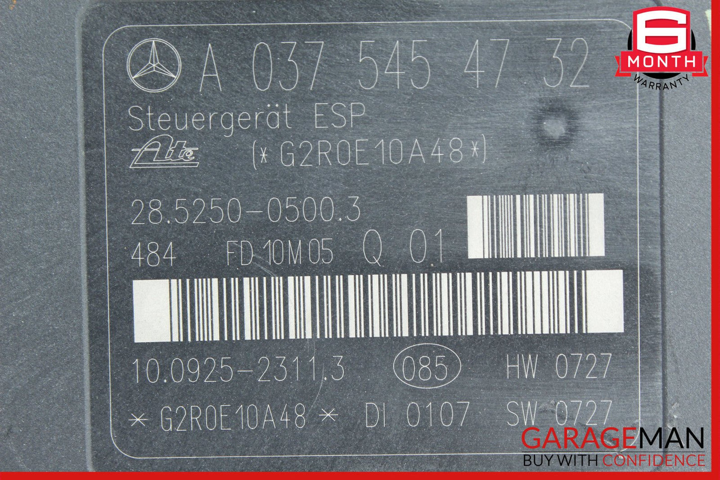 09-11 Mercedes R171 SLK300 SLK350 ABS Anti Lock Brake Pump ESP Module OEM