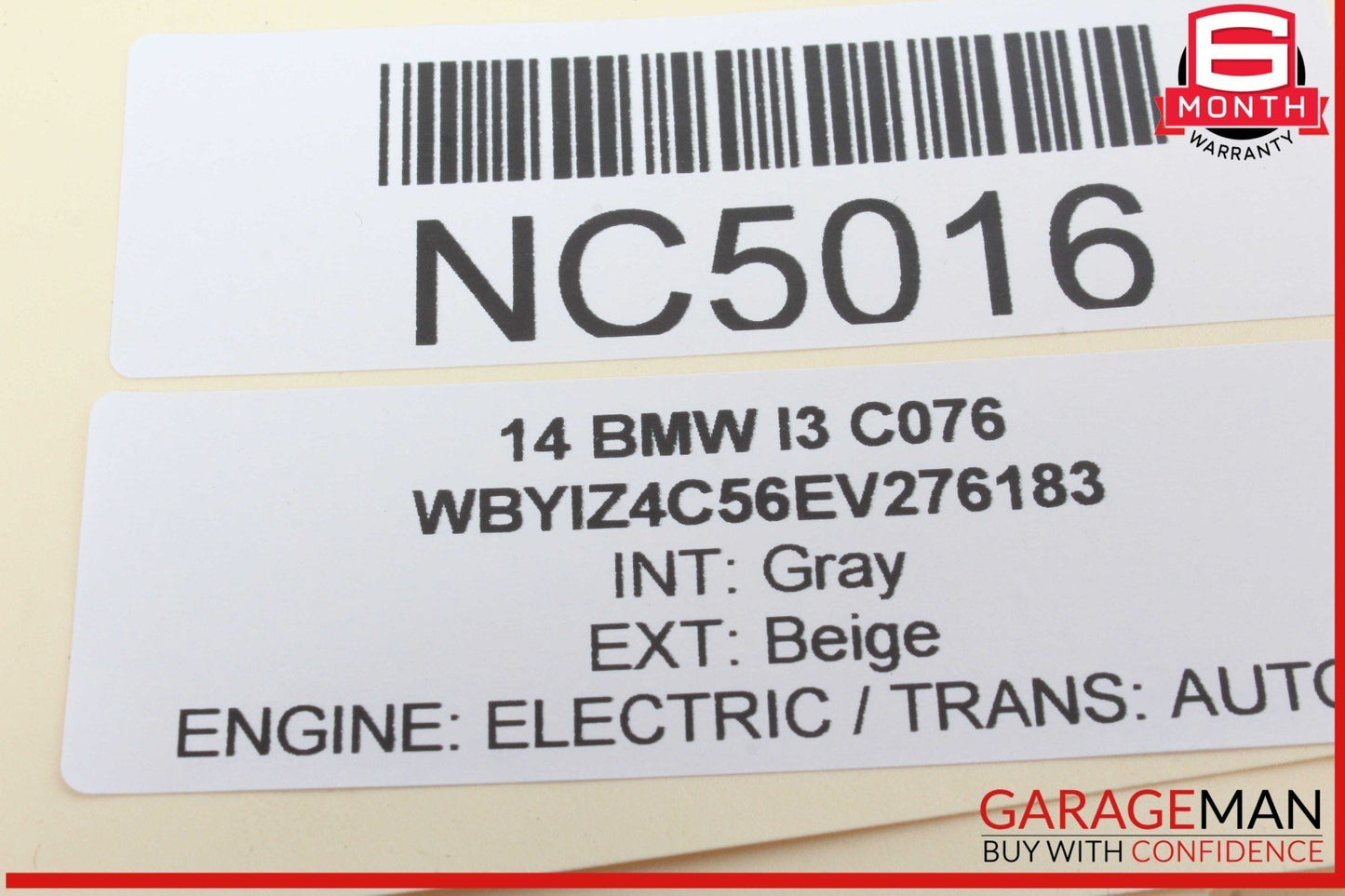 14-21 BMW I3 i01 Hybrid Rear Left Driver Side Seat Belt Retractor 34128958 OEM