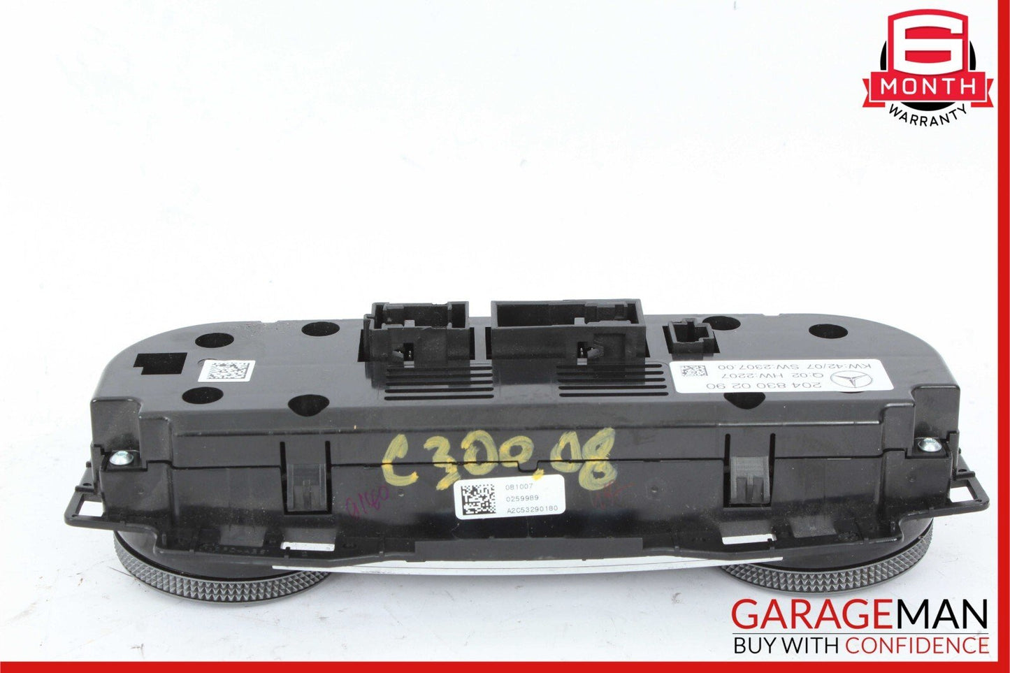 08-11 Mercedes W204 C300 AC A/C Climate Control Switch Module 2048300290 OEM