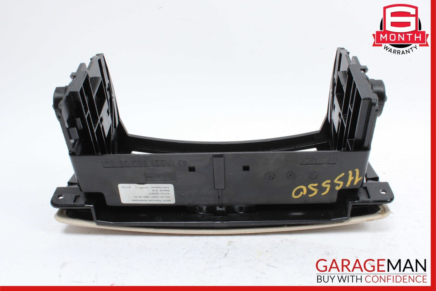 07-13 Mercedes W221 S550 CD Player Center Console Dashboard Trim Cover Beige OEM