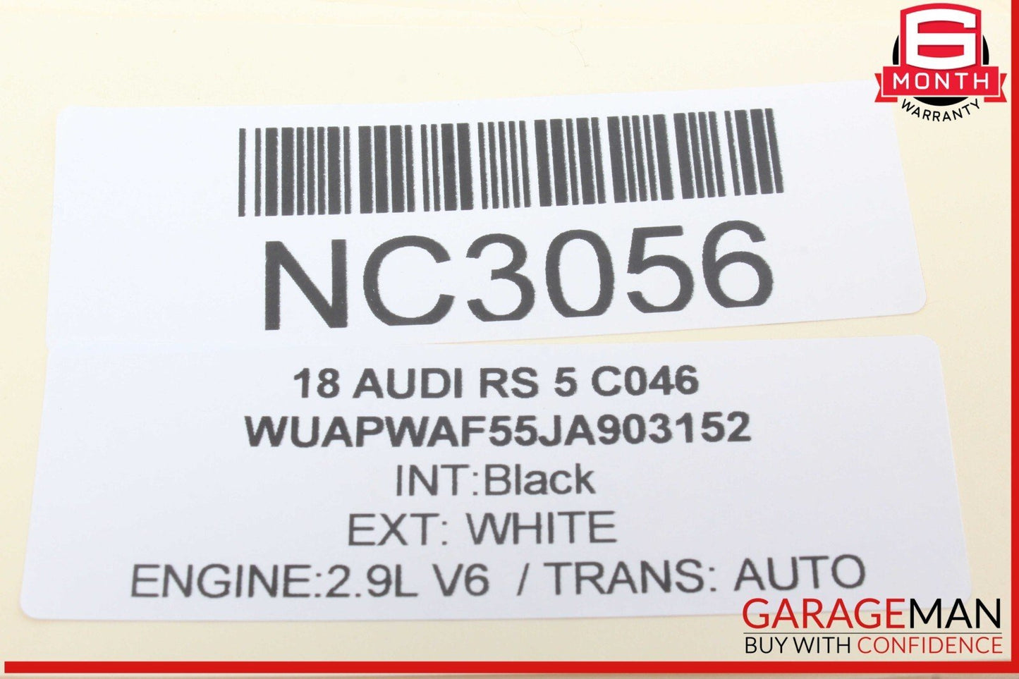 18-23 Audi RS5 S5 Rear HVAC Heater Climate Control Switch 8W0919158 OEM