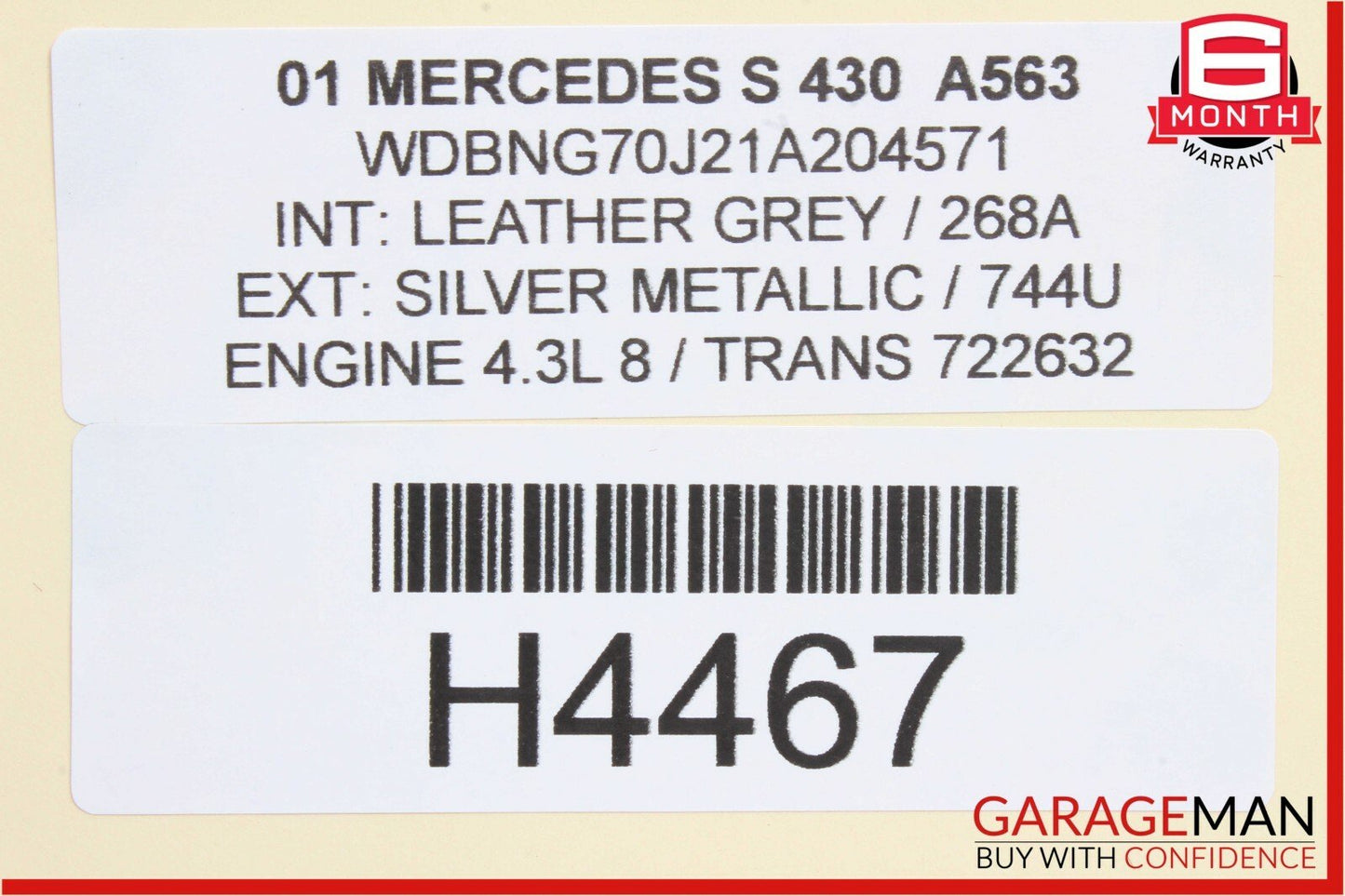 00-06 Mercedes W220 S430 Comand Navigation Operator's Owner User's Guide Disc