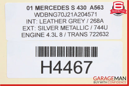 00-06 Mercedes W220 S430 Comand Navigation Operator's Owner User's Guide Disc