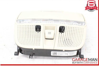 15-18 Mercedes W205 C300 Front Top Upper Overhead Dome Light Lamp Beige OEM