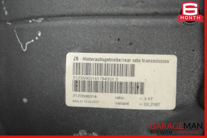 10-16 Mercedes C250 SL400 E350 Rear Differential Diff Axle Carrier 3.07 RWD