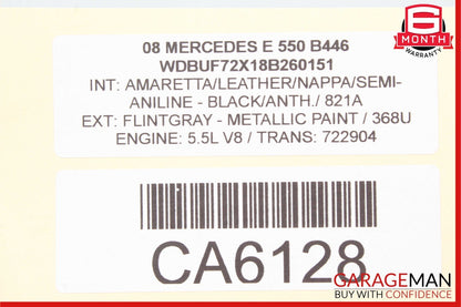03-09 Mercedes W211 E350 E500 Exterior Door Handle Rear Right Side Flintgray
