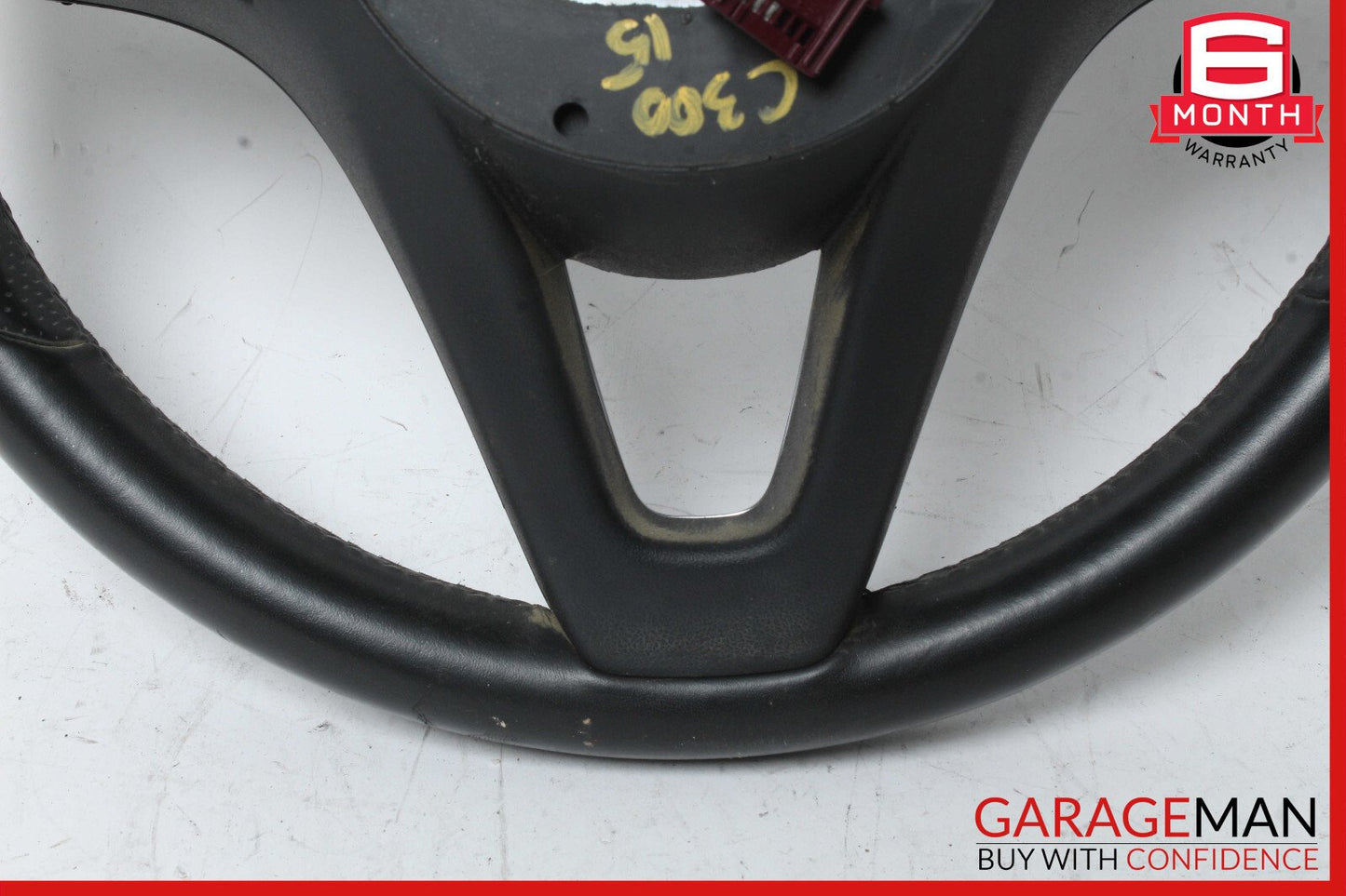 15-18 Mercedes W205 C300 C400 GLC300 Steering Wheel Black w/ Paddle Shifters OEM