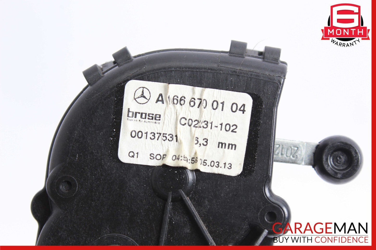 13-16 Mercedes X166 GL450 GL550 Rear Right Quarter Window Regulator Motor OEM
