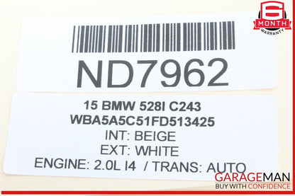 11-16 BMW 528i 535i 550i F10 Engine Start Stop Ignition Control Switch 9153831