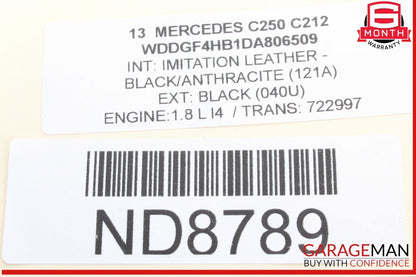 08-17 Mercedes W204 C250 C350 C300 Rear Left / Right Axle CV Half Shaft OEM