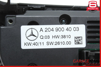 12-14 Mercedes W204 C250 AC A/C Heater Climate Temperature Control Switch Module
