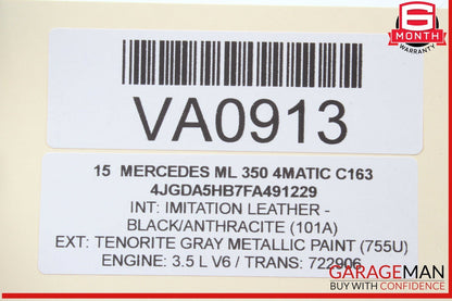 12-20 Mercedes W166 ML350 4MATIC Front Left Driver Side Door Control Module Unit