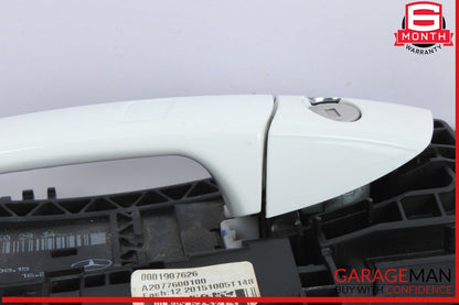 10-17 Mercedes W207 E400 C250 Left Side Exterior Door Handle Keyless Go OEM