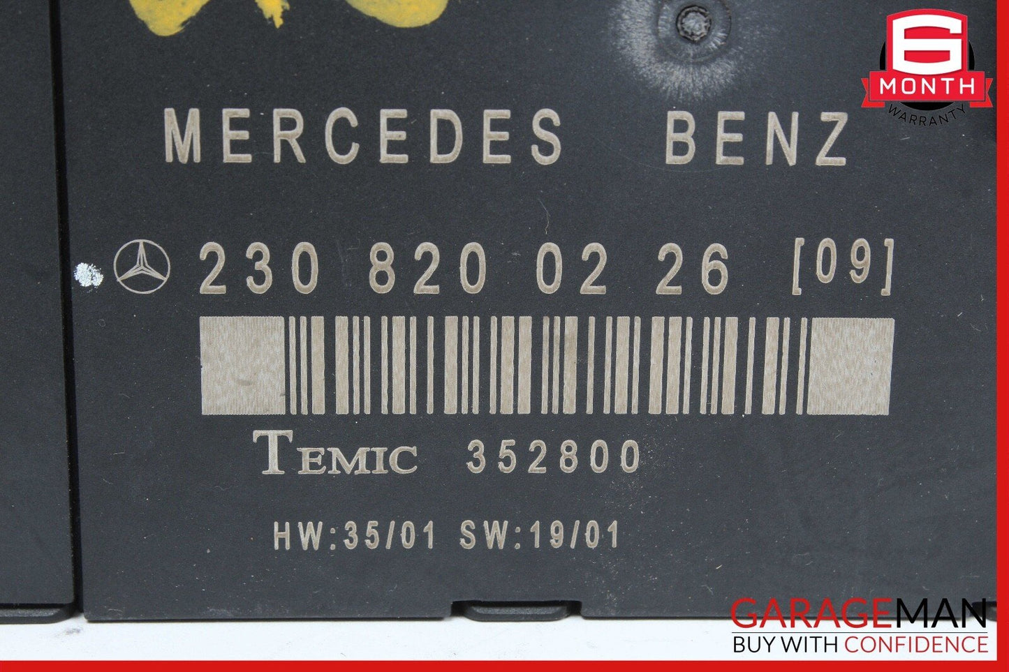03-08 Mercedes R230 SL500 SL63 Front Right Side Door Control Module Unit OEM