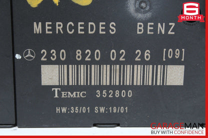 03-08 Mercedes R230 SL500 SL63 Front Right Side Door Control Module Unit OEM