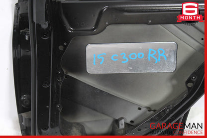15-21 Mercedes W205 C300 C400 Sedan Rear Right Passenger Side Door Shell Black