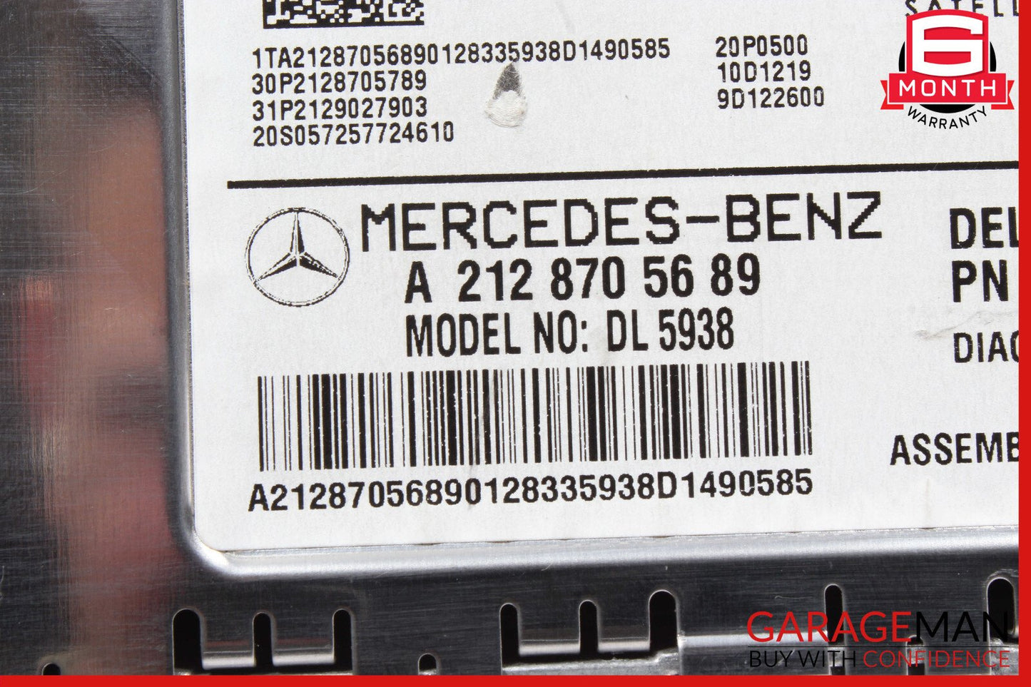 Mercedes W218 CLS550 SLK250 Sirius Satellite Radio Receiver 2128705689 OEM