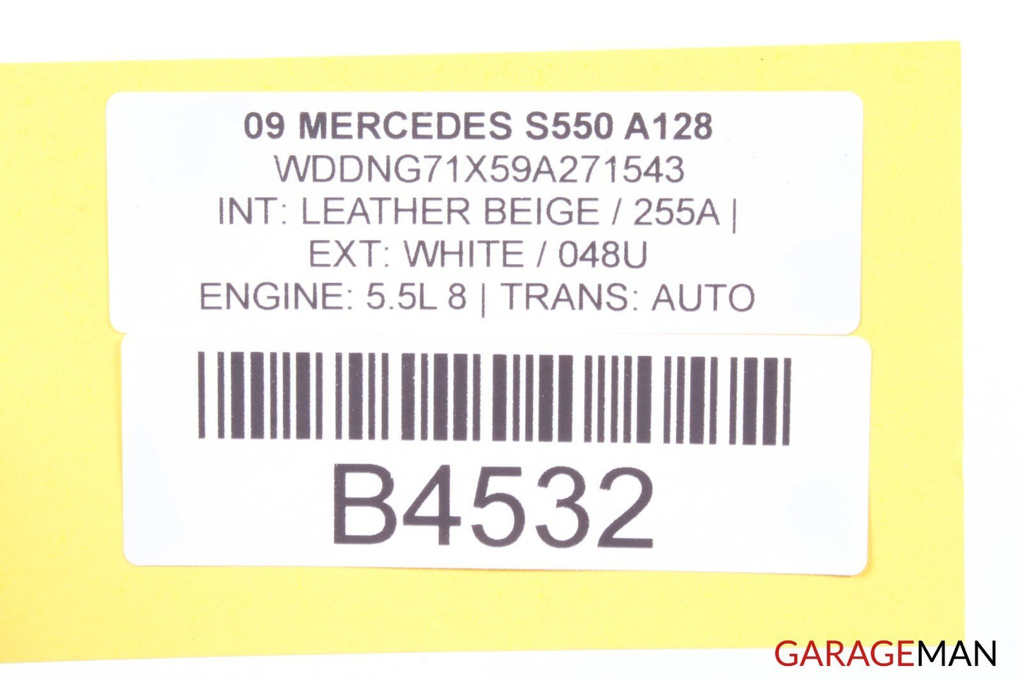 07-09 Mercedes W221 S450 S550 Rear Bumper Reinforcement Impact Crash Bar OEM