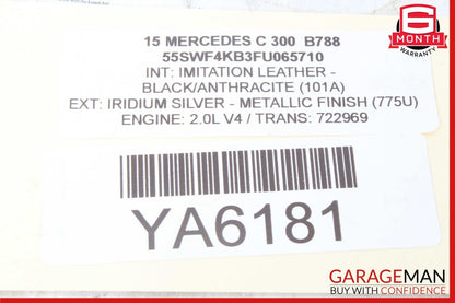 15-20 Mercedes W205 C300 ABS Anti Lock Brake Pump Control Module 2054313612 OEM