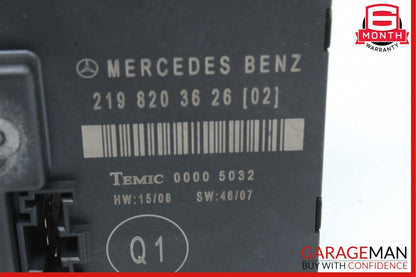 06-11 Mercedes W219 CLS550 Rear Right Side Door Control Module 2198203626 OEM