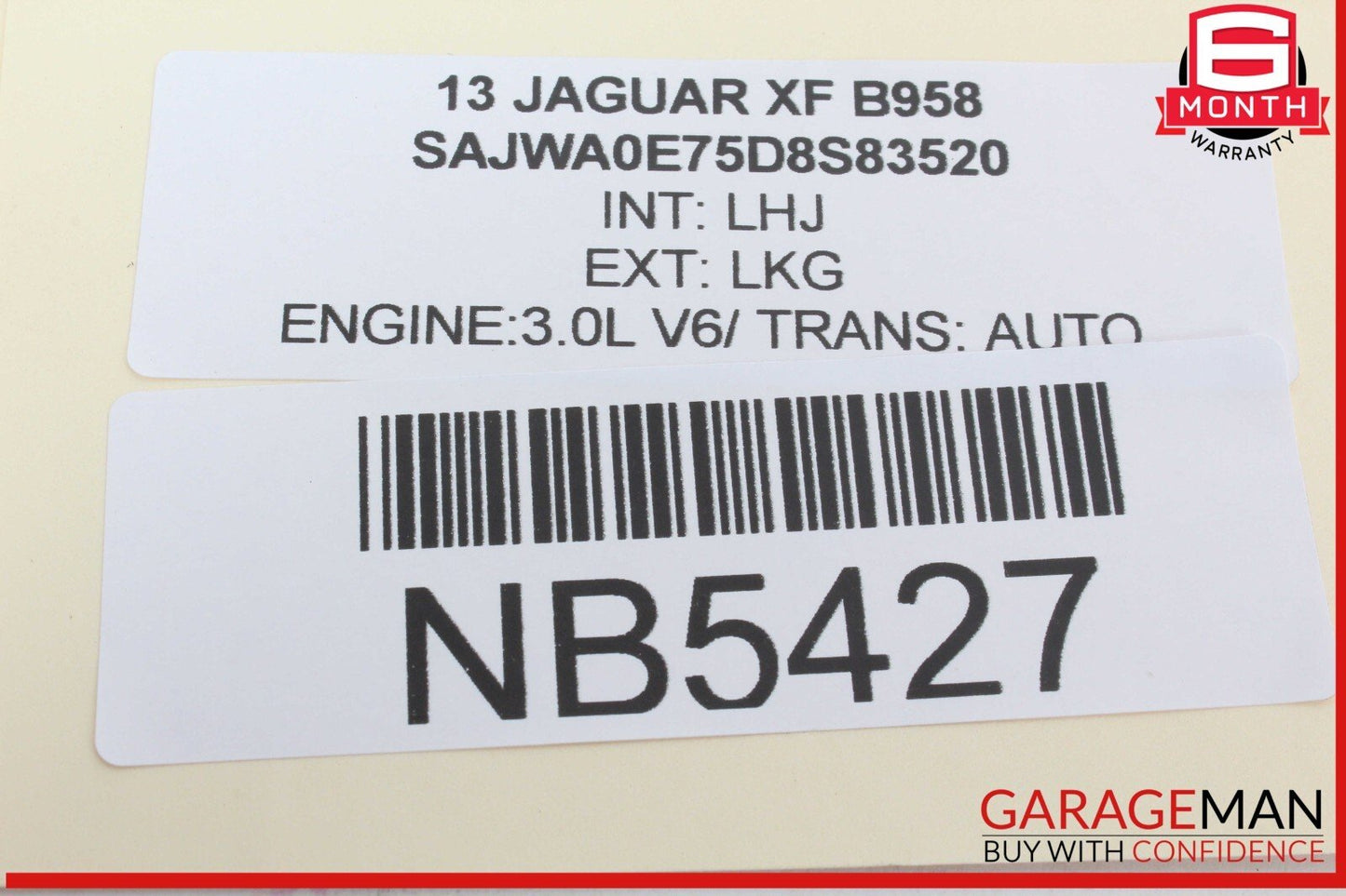 13-15 Jaguar XF Front/Rear Left/Right Side Deck Loud Speaker Loudspeaker OEM
