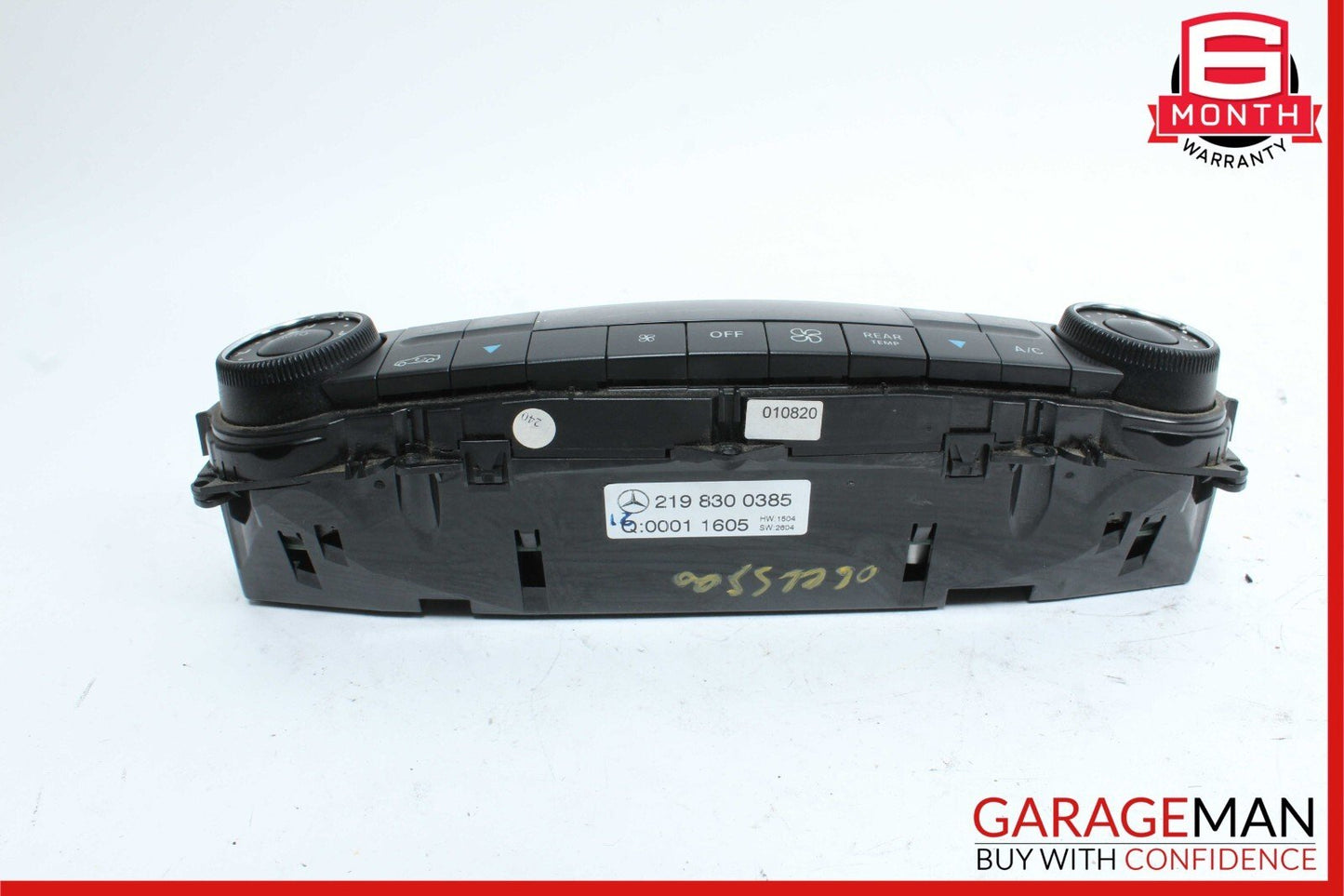 06-11 Mercedes W219 CLS500 CLS55 AMG A/C Heater Switch Climate Controller Module