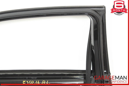 10-16 Mercedes W212 E350 E63 AMG Sedan Rear Left Side Door Shell Black OEM