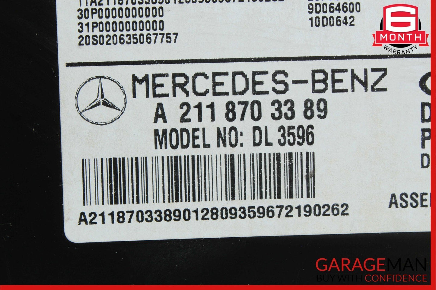 Mercedes W211 E350 GL450 ML350 R320 Sirius Satellite Radio Receiver Module OEM