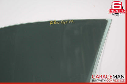 11-18 Porsche Cayenne 958 Front Right Passenger Side Door Window Auto Glass OEM