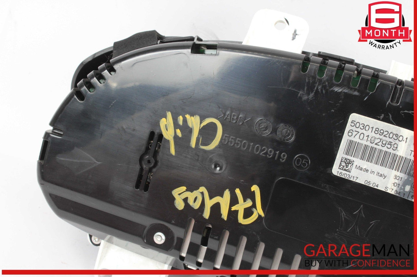 14-17 Maserati Ghibli Speedometer Odometer Instrument Cluster Gauge OEM