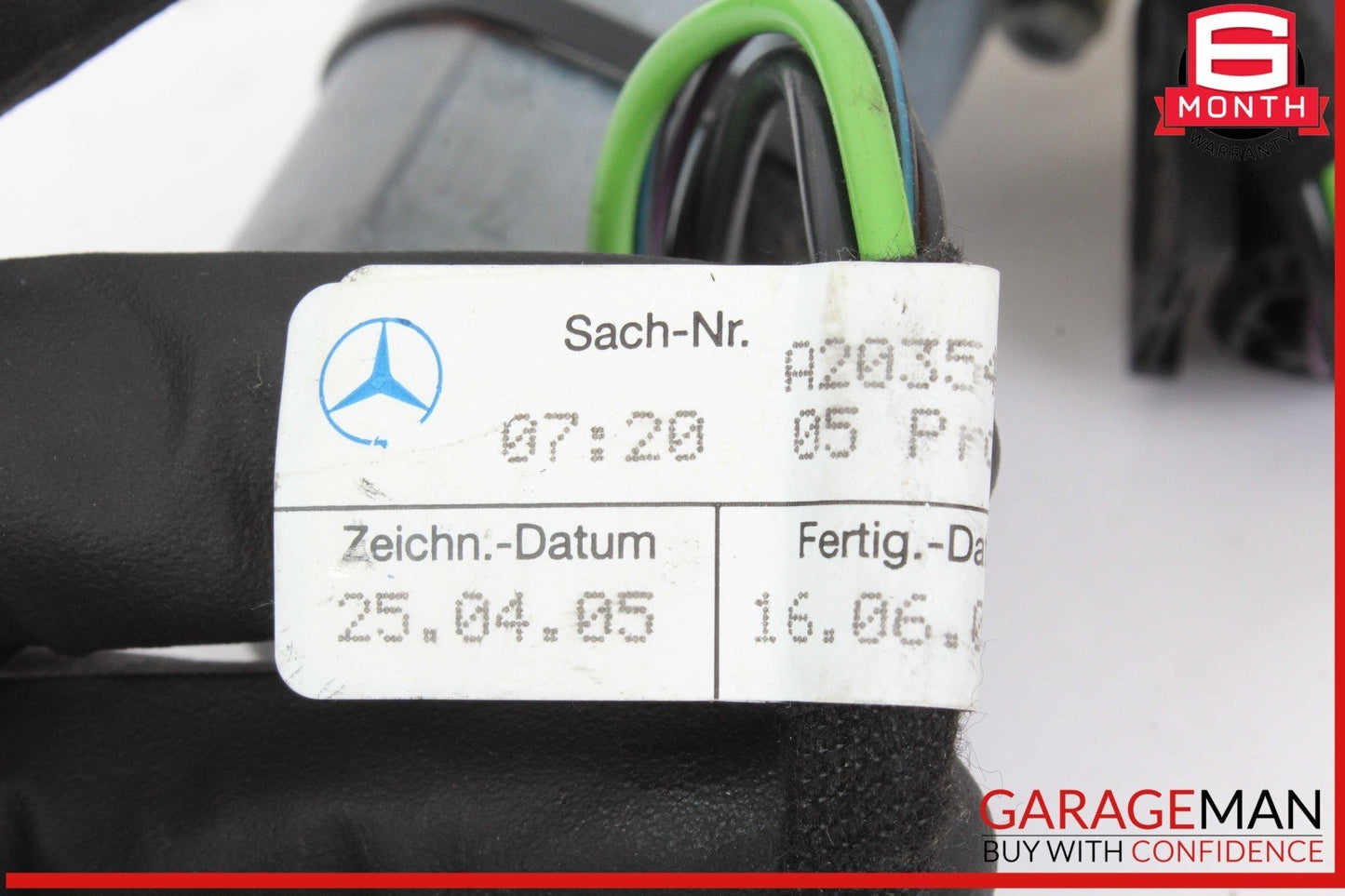 03-09 Mercedes W211 E550 Front Right Passenger Side Window Regulator Motor OEM