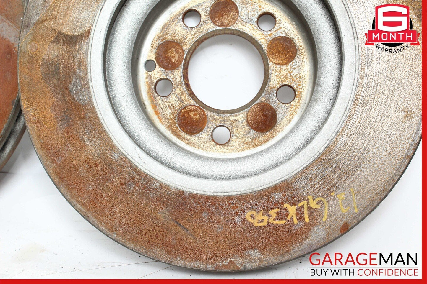 09-15 Mercedes X204 GLK350 Rear Right & Left Side Brake Rotor Disc Set OEM