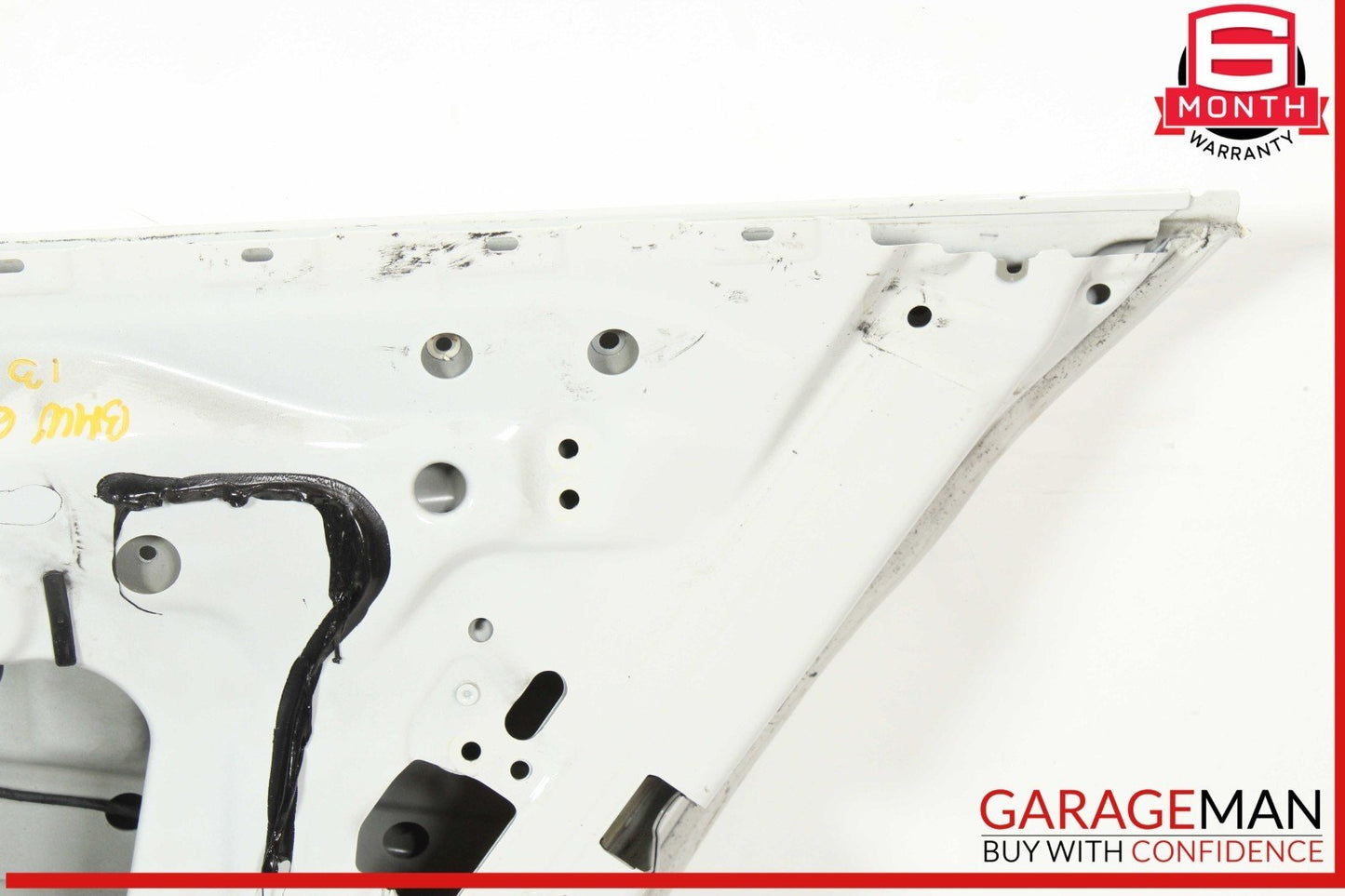 13-19 BMW 650i F06 Rear Right Passenger Side Door Exterior Shell White OEM