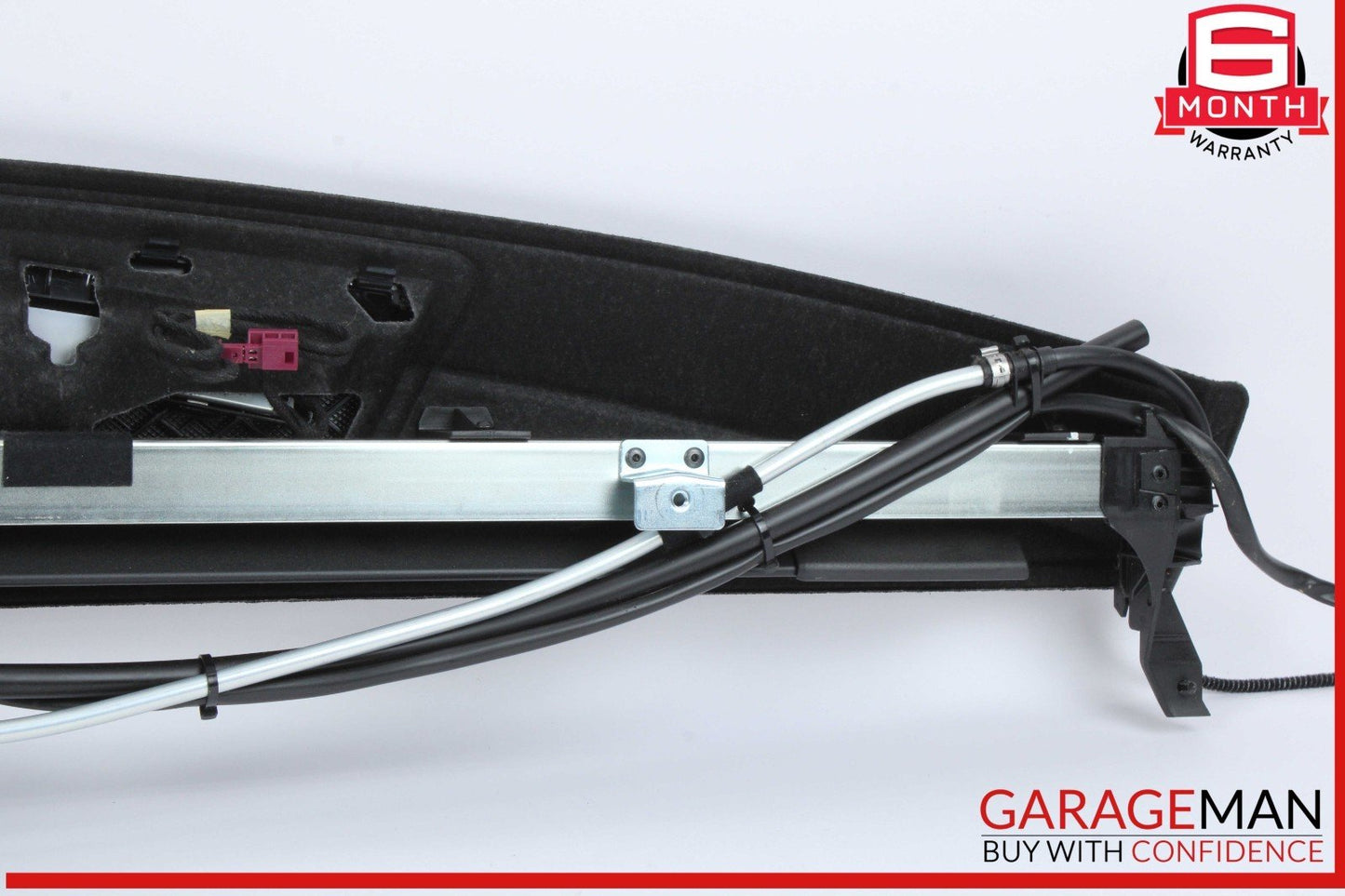 10-16 Mercedes W212 E350 Rear Window Rear Luggage Shelf Trim Black w/ Motor