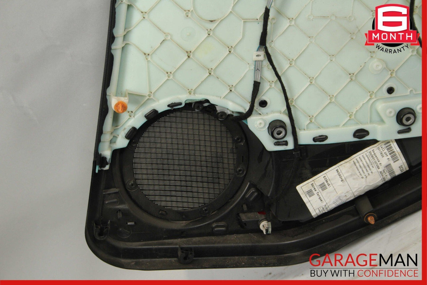 08-11 Mercedes W204 C300 Rear Left Driver Side Interior Door Panel Black OEM