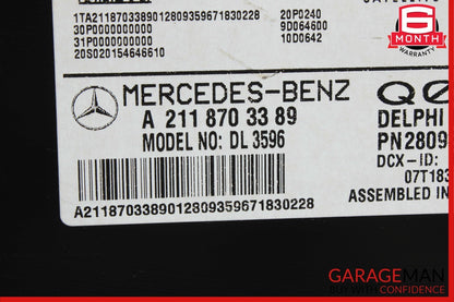 03-11 Mercedes CLS550 SLK280 E350 Sirius Satellite Radio Receiver Module Unit