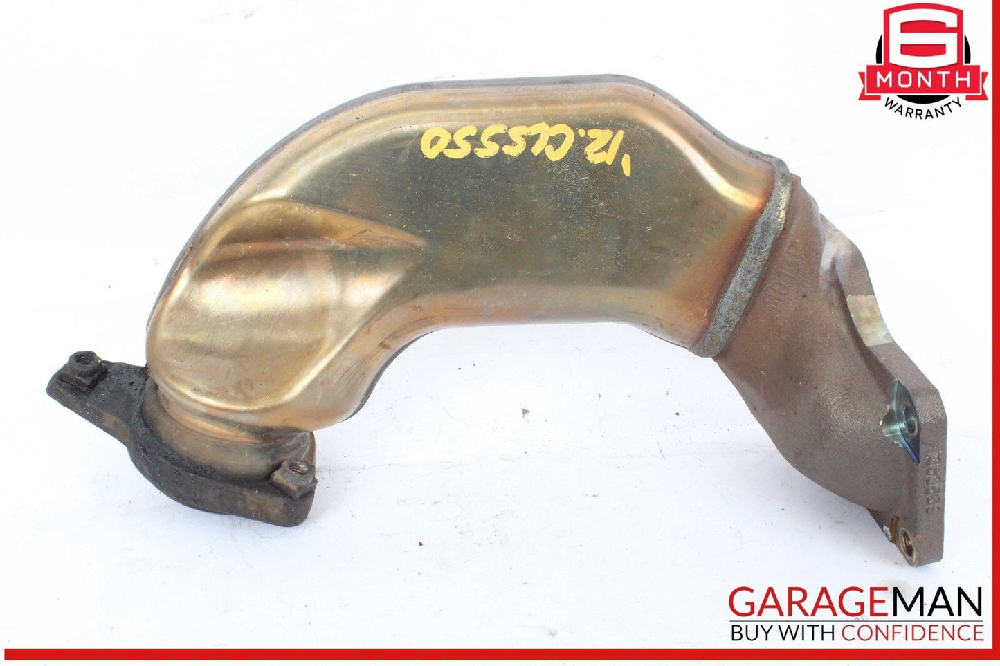 12-18 Mercedes W218 CLS550 4.6L Left Exhaust Pipe Adapter 2781400908 OEM