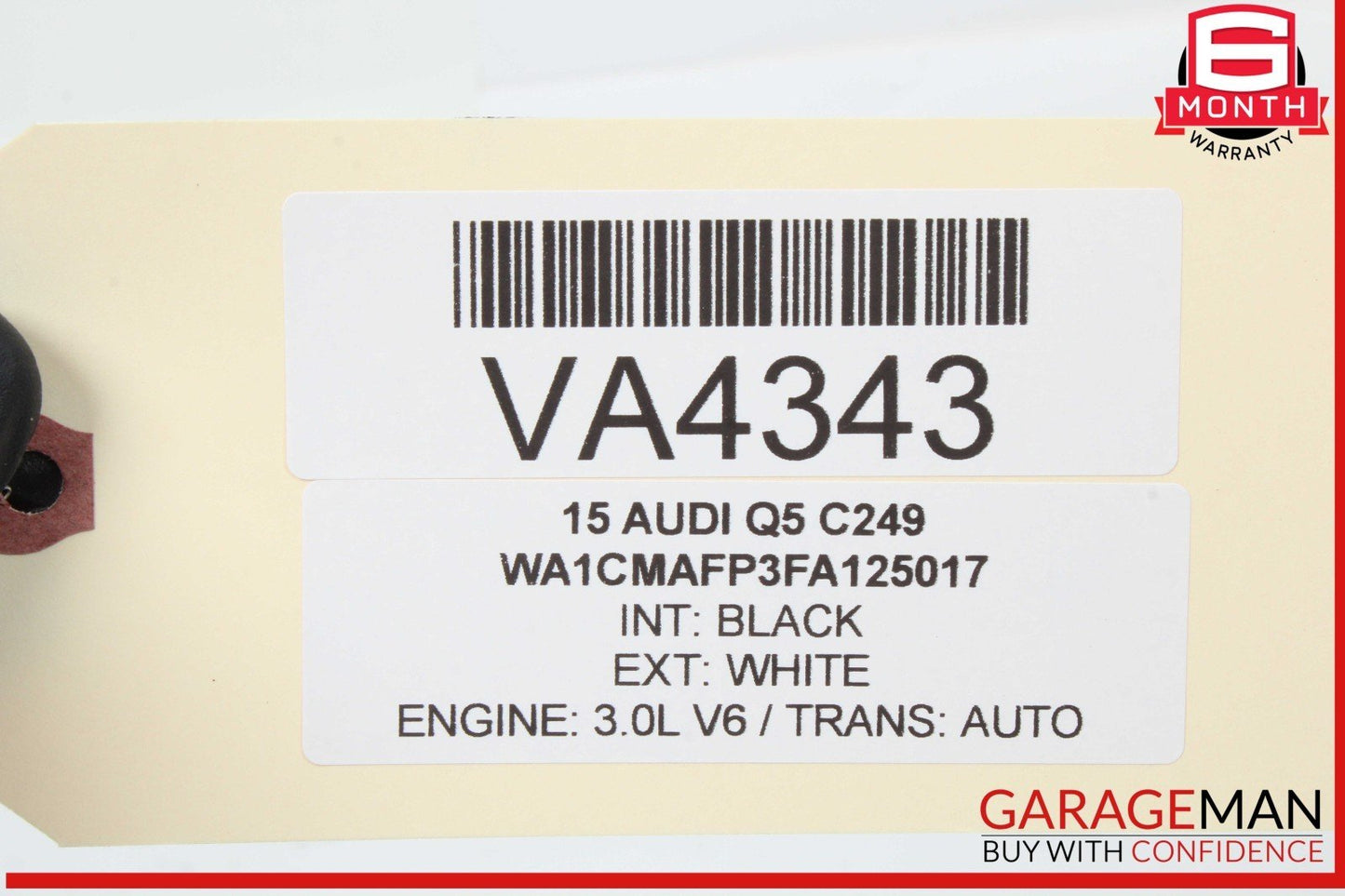 09-17 Audi Q5 Rear Left Driver Side Window Regulator Motor 8K0959811A OEM