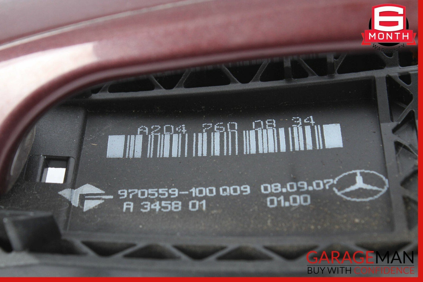 08-11 Mercedes W204 C250 C300 Rear Right Passenger Side Exterior Door Handle