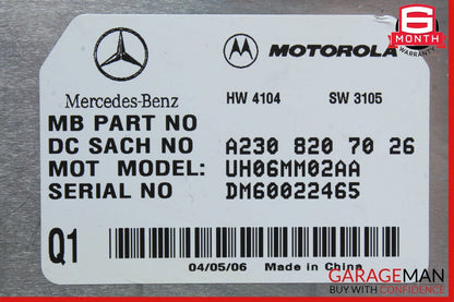 06-12 Mercedes CLS550 GL450 SL550 E350 Communication Control Module Unit