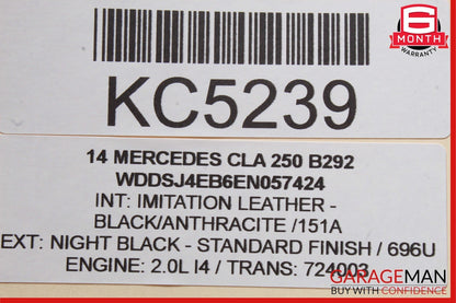 14-18 Mercedes W117 CLA250 Ignition Switch Module Unit 2469058501 OEM