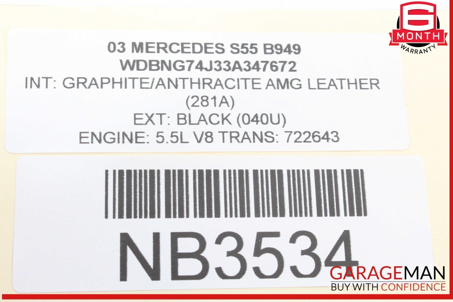 03-06 Mercedes W220 S55 AMG Left Driver Side Master Window Switch Trim Wood